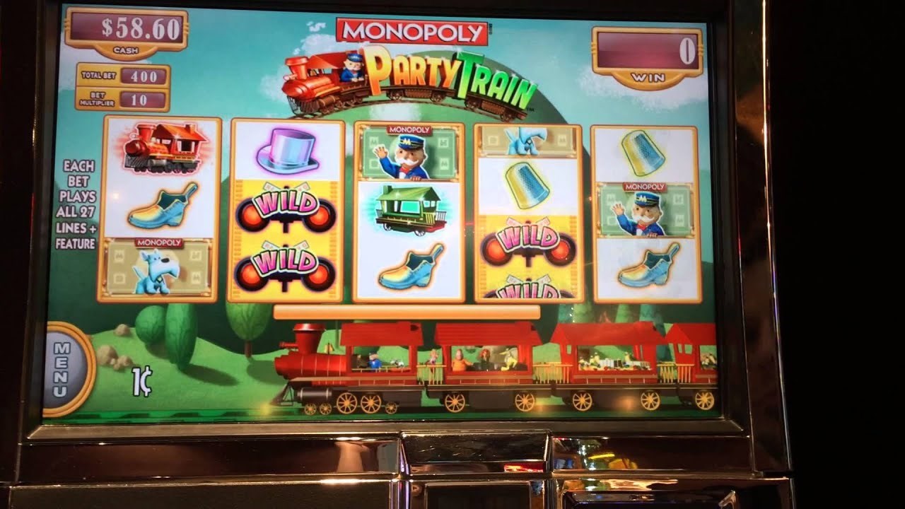 Monopoly Party Train Slot Machine by WMS Monopoly express slot machine